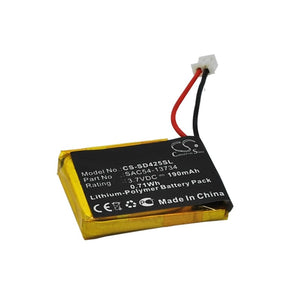 Premium Battery for Sportdog Fieldtrainer 425, Fieldtrainer 425s, Sd-425 3.7V, 190mAh - 0.70Wh