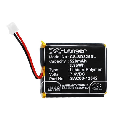 Premium Battery for Sportdog Sd-1825 Sporthunter, Sd-1825 Camo Wetland Hunter, Sd-3225 Hound Hunter 7.4V, 520mAh - 3.85Wh