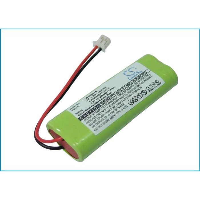 Premium Battery for Dogtra 1100nc Receiver, 1100ncc Receiver, 1200nc Receiver 4.8V, 300mAh - 1.44Wh