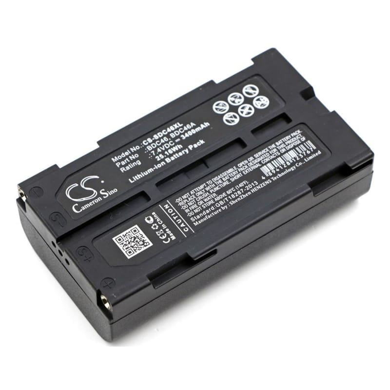 Premium Battery for Pentax, Da020f, Rca, Cc-8251, Pro-v730 7.4V, 3400mAh - 25.16Wh
