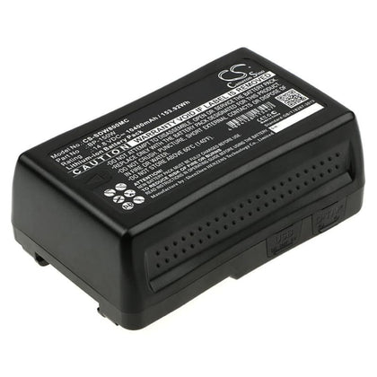Premium Battery for Sony Dsr-250p, Dsr-600p, Dsr-650p, Hdw-800p, 14.8V, 10400mAh - 153.92Wh