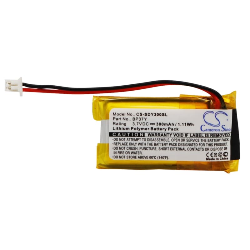 Premium Battery for Dogtra Ys300 Bark Control Collar 3.7V, 300mAh - 1.11Wh