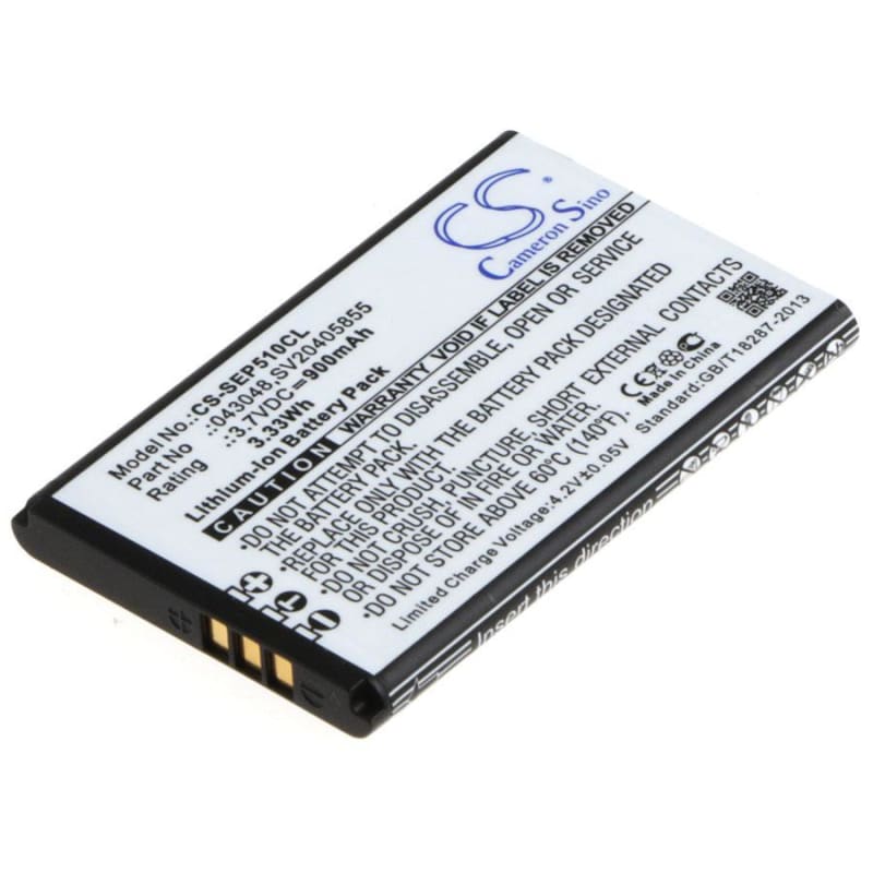 Battery for Swissvoice ePure, ePure V2, ePure 6.0 3.7V 900mAh