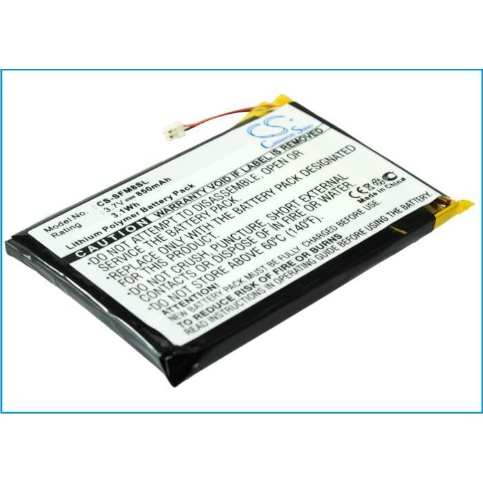 Premium Battery for Jnc Ssf-m805, Ssf-m810 3.7V, 850mAh - 3.15Wh