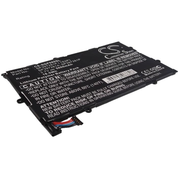 Premium Battery for Samsung Galaxy Tab 7.7, P6800, Gt-p6810 3.7V, 5000mAh - 18.50Wh