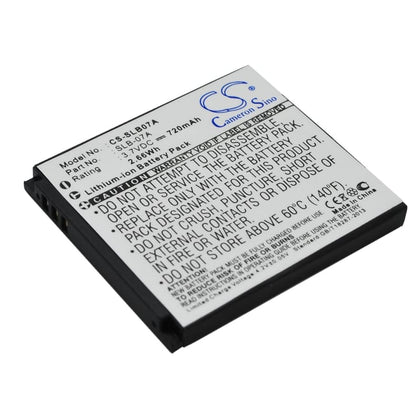 Premium Battery for Samsung St50, St500, St550, St600, 3.7V, 720mAh - 2.66Wh