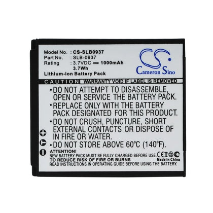 Premium Battery for Samsung Cl5, I8, L730, L830, 3.7V, 1000mAh - 3.70Wh