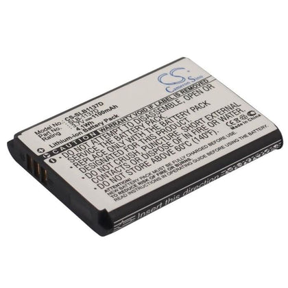 Premium Battery for Samsung Digimax L74w, I100, I80, 3.7V, 1100mAh - 4.07Wh