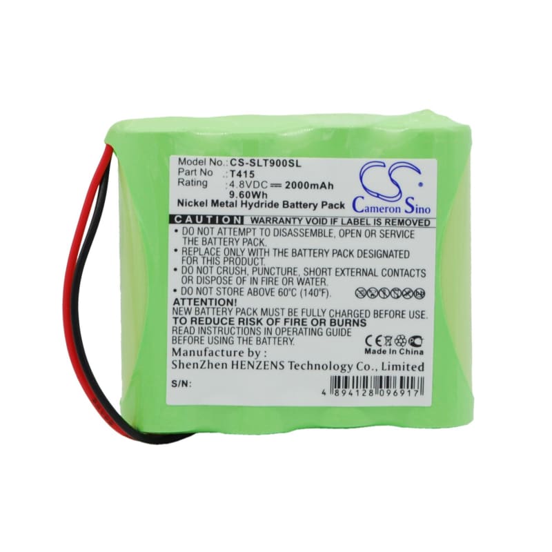 Premium Battery for Schaub Lorentz Tl900 4.8V, 2000mAh - 9.60Wh