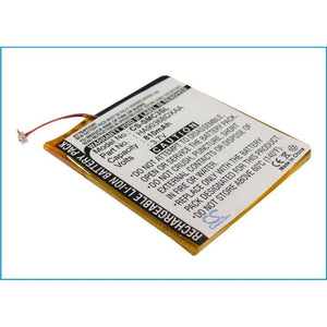 Premium Battery for Samsung Yp-cp3, Yp-cp3ab/xsh (4g), Yp-cp3ab/xsh (8g) 3.7V, 810mAh - 3.00Wh