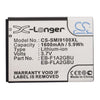 Premium Battery for Samsung Galaxy S II, Galaxy S2, GT-I9100 3.7V, 1600mAh - 5.92Wh