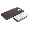 Premium Battery for Samsung Galaxy S5, GT-I9600, GT-I9602, brown cover 3.85V, 5600mAh - 21.56Wh