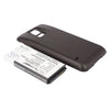 Premium Battery for Samsung Galaxy S5, GT-I9600, GT-I9602, brown cover 3.85V, 5600mAh - 21.56Wh