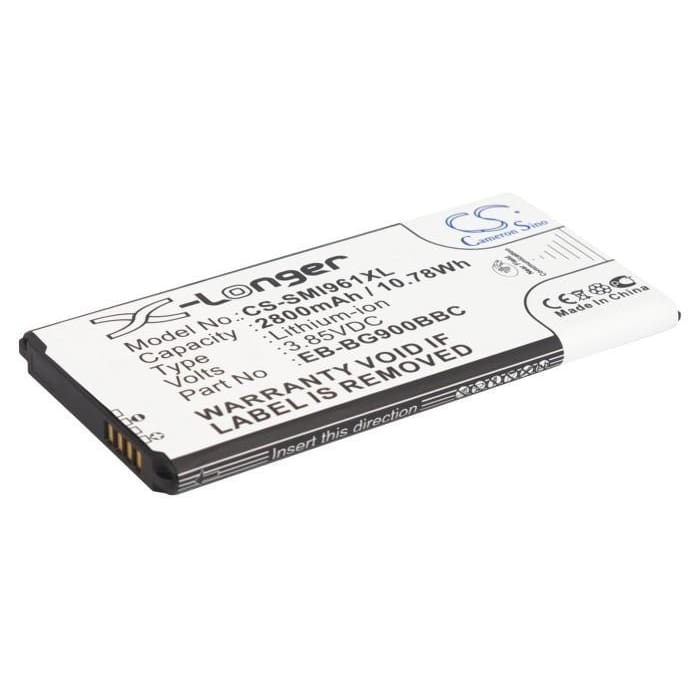 Premium Battery for Samsung Galaxy S5, GT-I9600, GT-I9602, NFC support 3.85V, 2800mAh - 10.78Wh