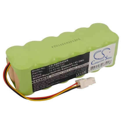Premium Battery for Samsung Navibot Sr8845, Navibot Sr8855, Navibot Vcr8855 14.4V, 3000mAh - 43.20Wh