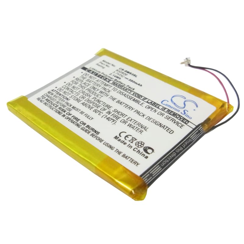 Premium Battery for Samsung Yp-s3jaly, Yp-s3jagy, Yp-s3jawy 3.7V, 580mAh - 2.15Wh