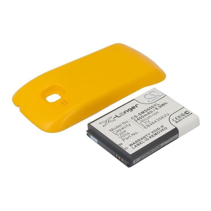 Battery for Samsung GT-S6500, GT-S6500D, GT-S6500L 3.7V 2400mAh