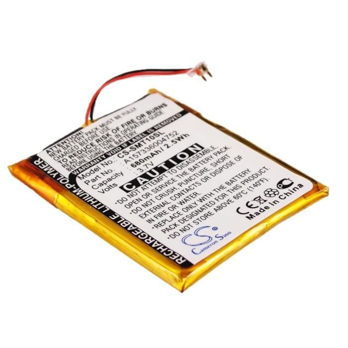 Premium Battery for Samsung Yp-t10jagy, Yp-t10jary, Yp-t10qb/xsh 3.7V, 450mAh - 1.67Wh