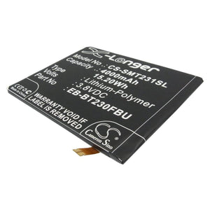Battery for Samsung Galaxy Tab4 7.0, Galaxy Tab4 7.0 LTE, Galaxy Tab4 7.0 WiFi 3.8V 3000mAh