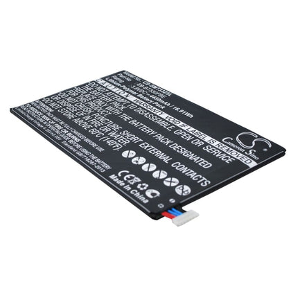 Premium Battery for Samsung Sm-t331, Galaxy Tab4 8.0 3g 3.8V, 4450mAh - 16.91Wh