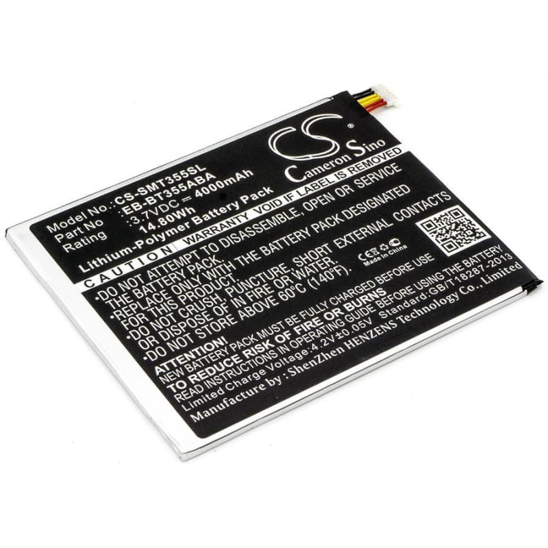 Premium Battery for Samsung Galaxy Tab A 8.0, Sm-t350, Sm-t355 3.7V, 4000mAh - 14.80Wh