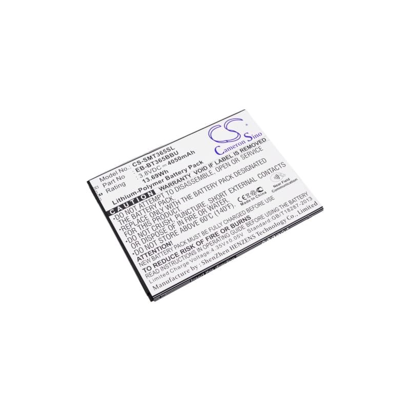 Premium Battery for Samsung Galaxy Tab Active, Galaxy Tab Active 2 3.8V, 4050mAh - 15.39Wh