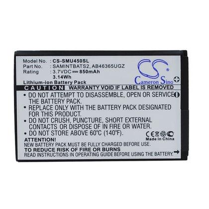 New Premium Mobile/SmartPhone Battery Replacements CS-SMU450SL