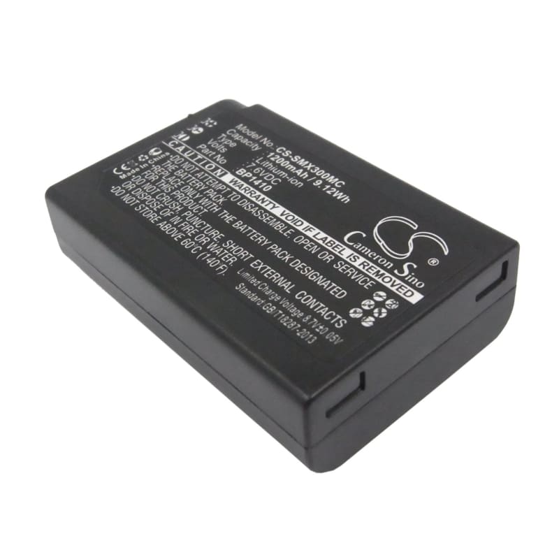 Premium Battery for Samsung Nx30, Wb2200, Wb2200f 7.6V, 1200mAh - 9.12Wh