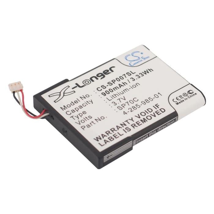 Premium Battery for Sony Psp E1000, Psp E1008, Psp E1002 3.7V, 900mAh - 3.33Wh
