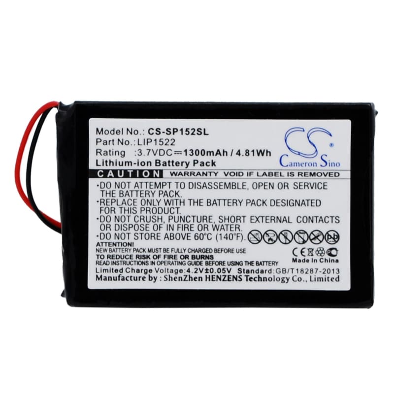 Premium Battery for Sony Dualshock 4 Wireless Controller, Chu-zct1h 3.7V, 1300mAh - 4.81Wh