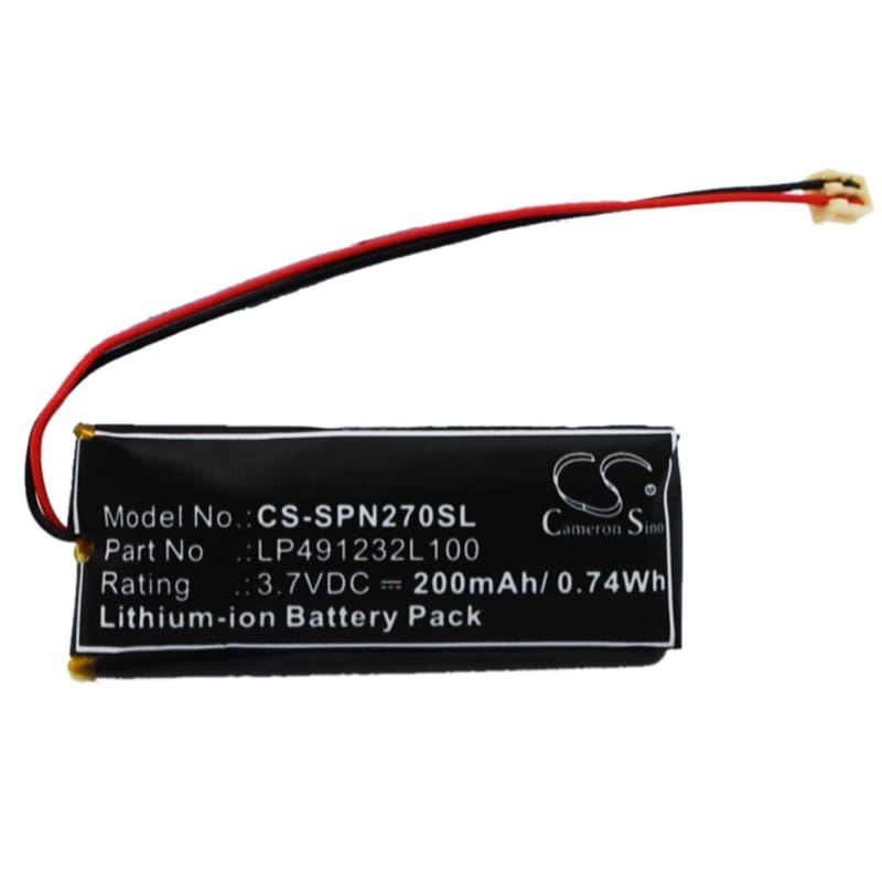 Premium Battery for Sony Psp-n270, Psp-n270g 3.7V, 200mAh - 0.74Wh