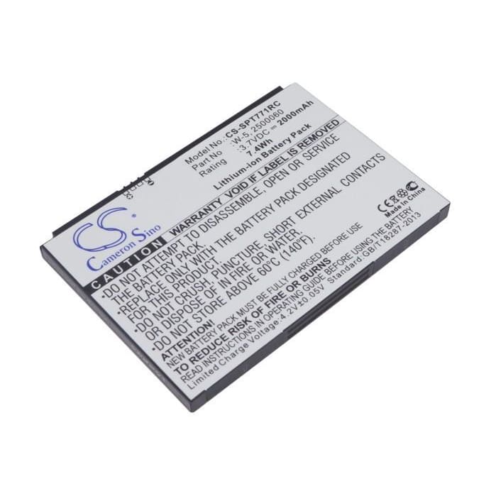 Premium Battery for At&t Unite, Unite-344b, 3.7V, 2000mAh - 7.40Wh