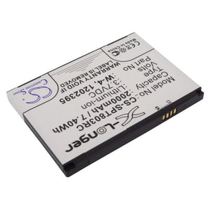 Premium Battery for Sprint 803s 4g Lte, Aircard 803s, Swac803smh 3.7V, 2000mAh - 7.40Wh