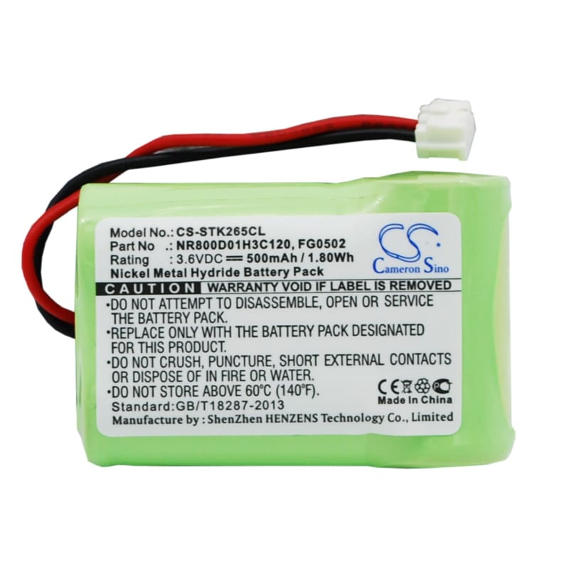 Battery for France Telecom Amarys 265, Amarys 275, Amarys 285 3.6V 500mAh
