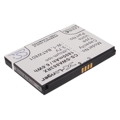 Premium Battery for Sprint Aircard 753s, Aircard 754s, Aircard 801s 3.7V, 1800mAh - 6.66Wh
