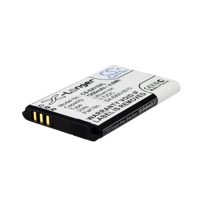 Premium Battery for Sirius, Sxi1, Xm Lynx 3.7V, 1250mAh - 4.63Wh