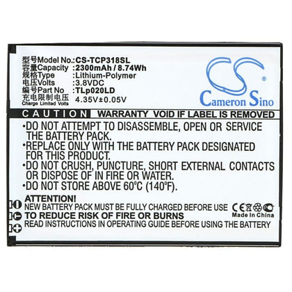 New Premium Mobile/SmartPhone Battery Replacements CS-TCP318SL