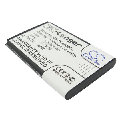 Premium Battery for Telefunken Fhd 170/5 3.7V, 1200mAh - 4.44Wh