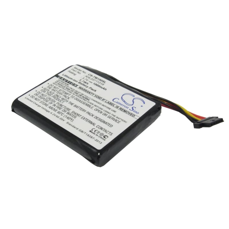 Premium Battery for Tomtom 4cs0.002.01, Go 1000, Go 1000 Live 3.7V, 1000mAh - 3.70Wh