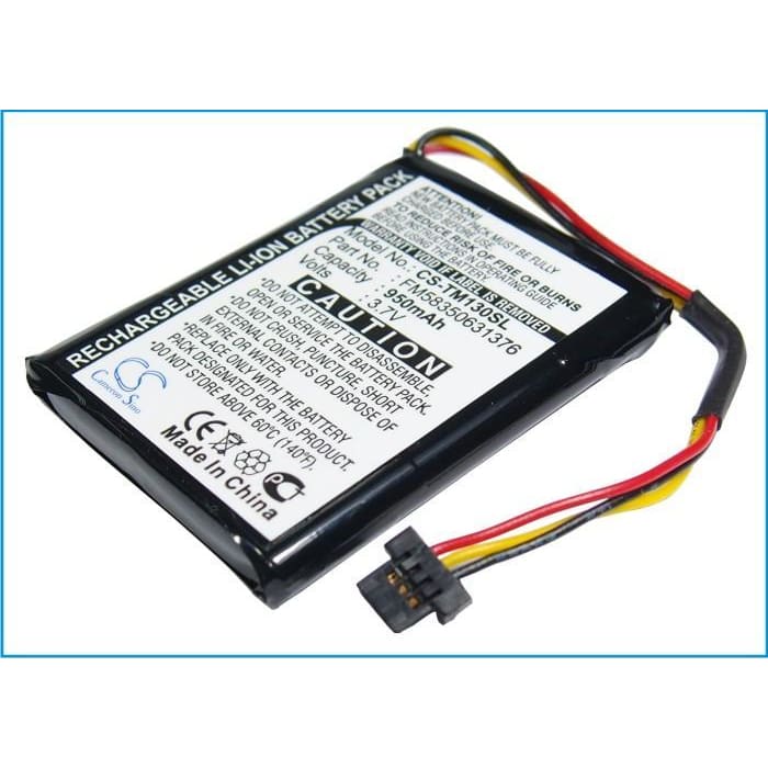 Premium Battery for Tomtom One 125, One 130, One 130s 3.7V, 950mAh - 3.52Wh