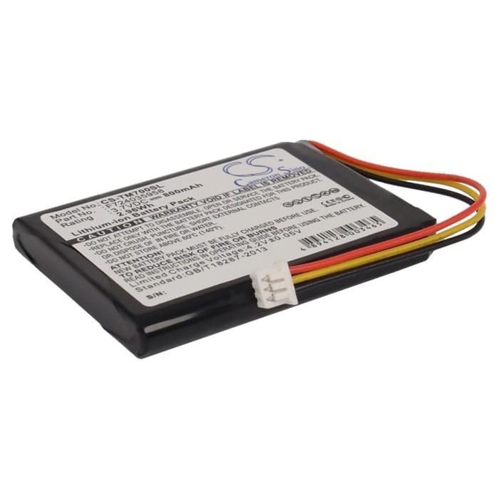 Premium Battery for Tomtom One Xl, Xl 325, 3.7V, 800mAh - 2.96Wh