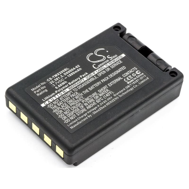 Premium Battery for Teleradio, Tg-txmnl, Transmitter Tele Radio Tg-txmnl 3.7V, 1800mAh - 6.66Wh