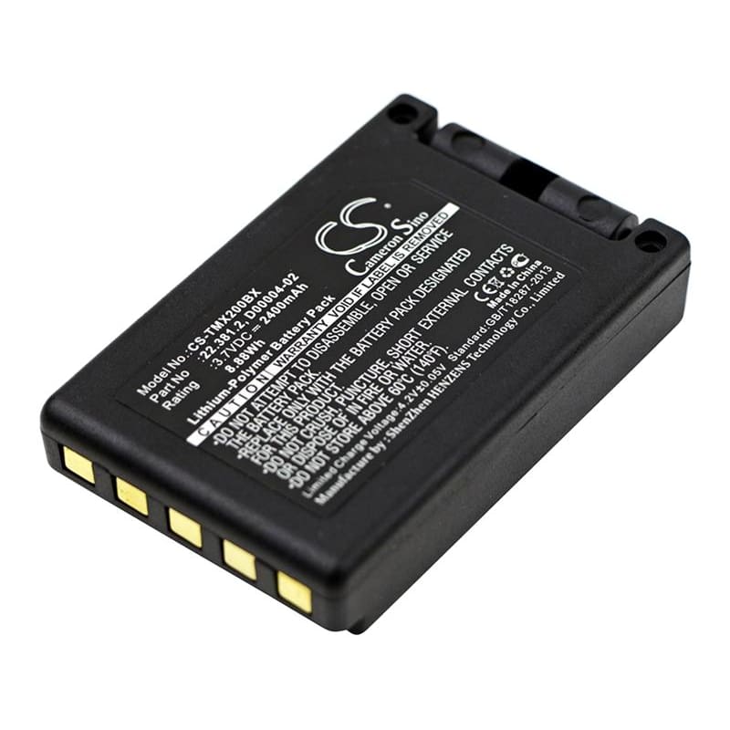 Premium Battery for Teleradio, Tg-txmnl, Transmitter Tele Radio Tg-txmnl 3.7V, 2400mAh - 8.88Wh