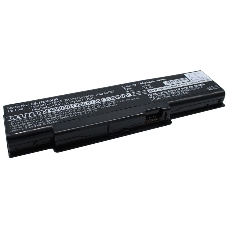 New Premium Notebook/Laptop Battery Replacements CS-TOA60HB