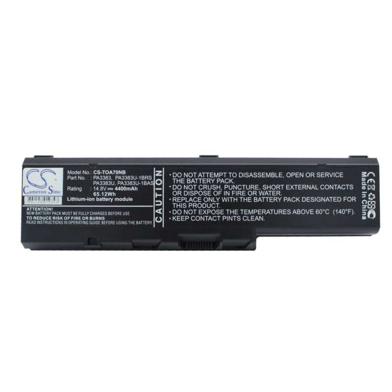 New Premium Notebook/Laptop Battery Replacements CS-TOA70NB