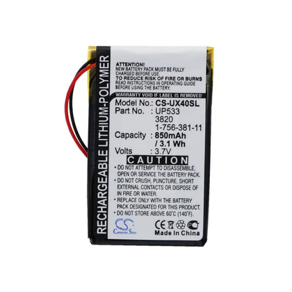 New Premium PDA/Pocket PC Battery Replacements CS-UX40SL