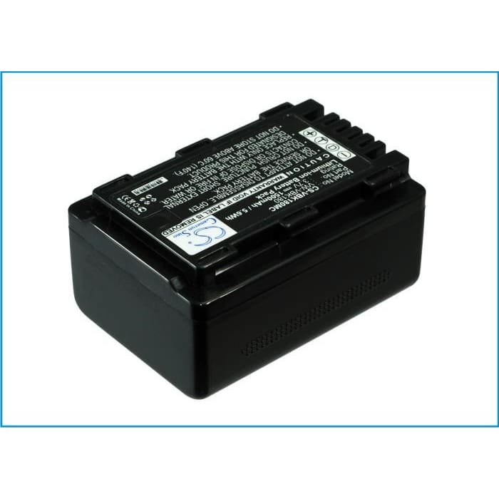 Premium Battery for Panasonic Hc-v10, Hc-v100, Hc-v100eg-k, Hc-v100eg-w, 3.7V, 1500mAh - 5.55Wh