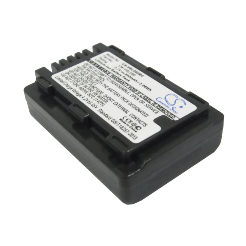 Premium Battery for Panasonic Hdc-hs60k, Hdc-sd40, Hdc-sd60, Hdc-sd60k, 3.7V, 800mAh - 2.96Wh