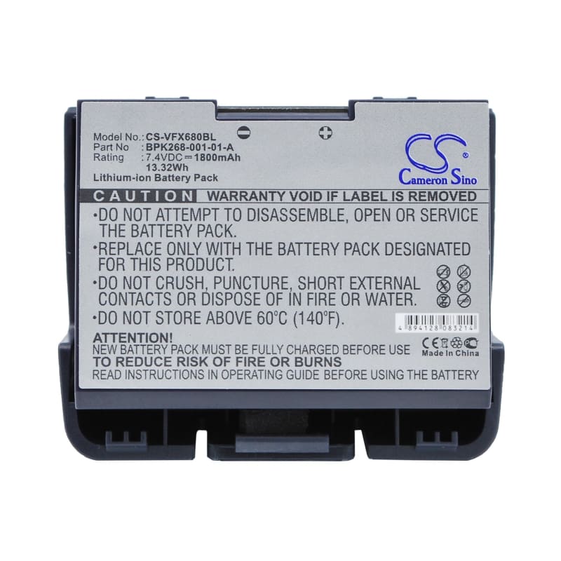 Premium Battery for Verifone Vx680, Vx680 Wireless Terminal, Vx680 Wireless Credit Card Machine 7.4V, 1800mAh - 13.32Wh