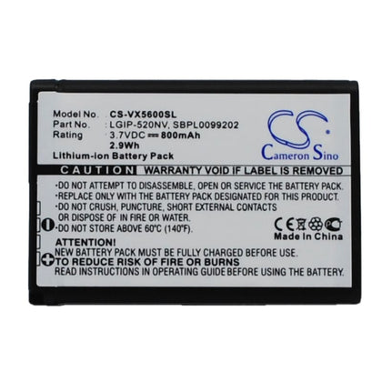 New Premium Mobile/SmartPhone Battery Replacements CS-VX5600SL